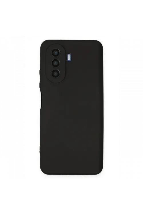 Huawei Nova Y70 Kılıf First Silikon - Siyah