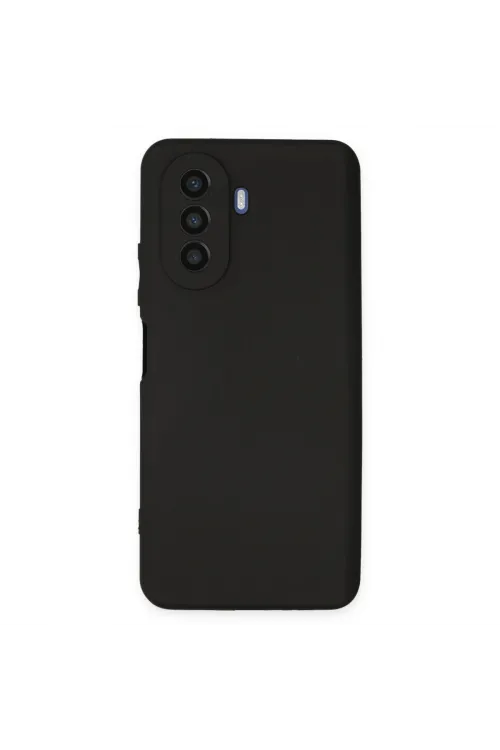 Huawei Nova Y70 Kılıf First Silikon - Siyah