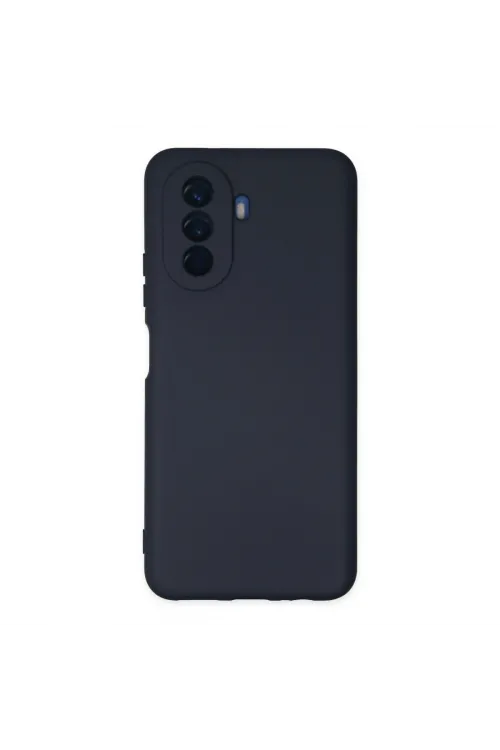 Huawei Nova Y70 Kılıf Nano İçi Kadife Silikon - Lacivert