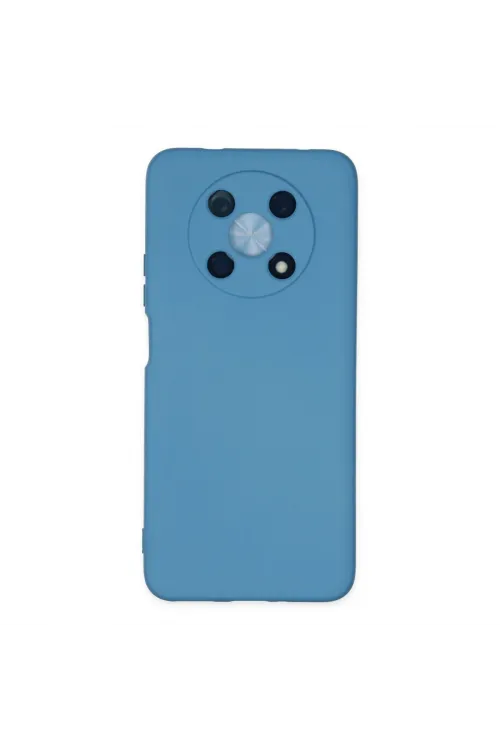 Huawei Nova Y90 Kılıf Nano İçi Kadife Silikon - Mavi