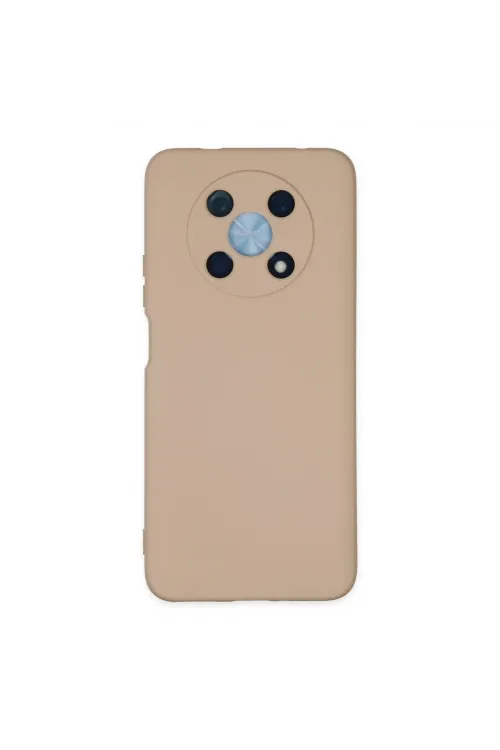 Huawei Nova Y90 Kılıf Nano İçi Kadife Silikon - Pudra