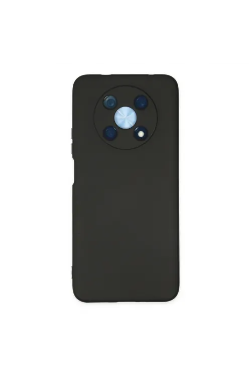 Huawei Nova Y90 Kılıf Nano İçi Kadife Silikon - Siyah