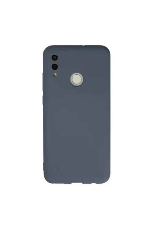 Huawei P Smart 2019 Kılıf Nano İçi Kadife Silikon - Gri