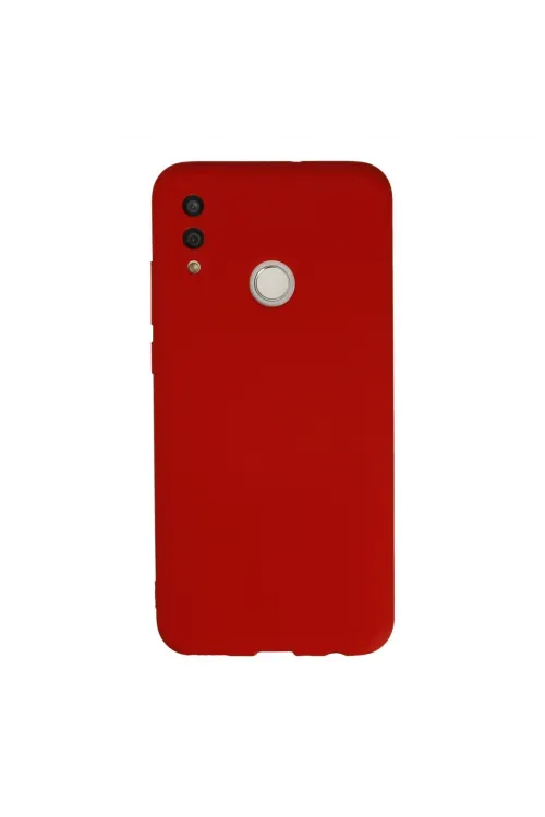 Huawei P Smart 2019 Kılıf Nano İçi Kadife Silikon - Kırmızı