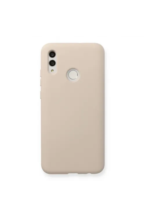 Huawei P Smart 2019 Kılıf Nano İçi Kadife Silikon - Pudra