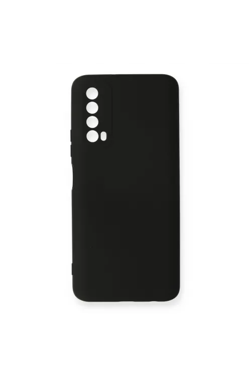 Huawei P Smart 2021 Kılıf Nano İçi Kadife Silikon - Siyah