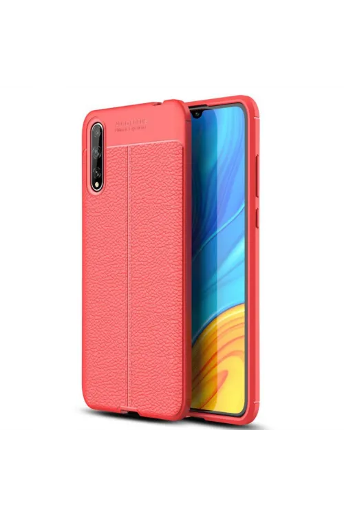 Huawei P Smart S Kılıf Auto Focus Kapak - Kırmızı