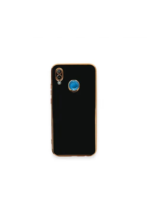 Huawei P20 Lite Kılıf Volet Silikon - Siyah