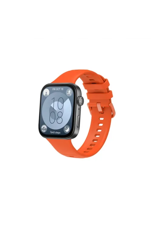 Huawei Watch Fit 3 Klasik Kordon - Turuncu
