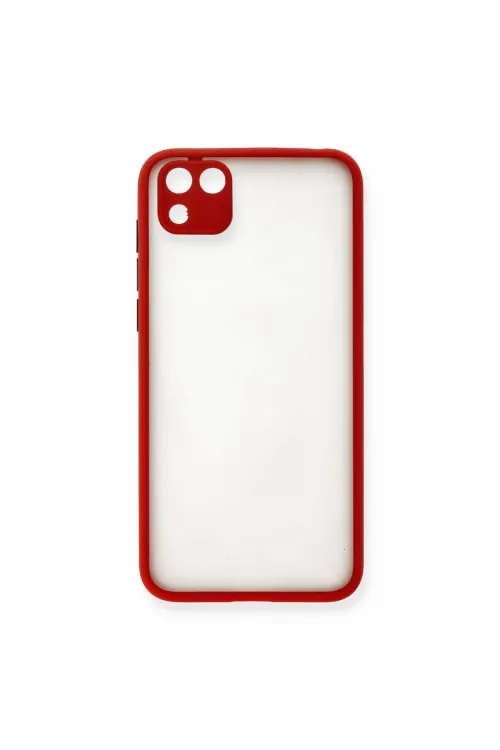 Huawei Y5p Kılıf Montreal Silikon Kapak - Kırmızı