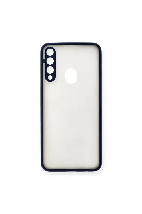 Huawei Y6p Kılıf Montreal Silikon Kapak - Lacivert