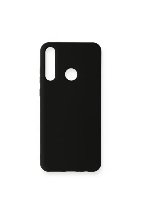 Huawei Y6p Kılıf Nano İçi Kadife Silikon - Siyah