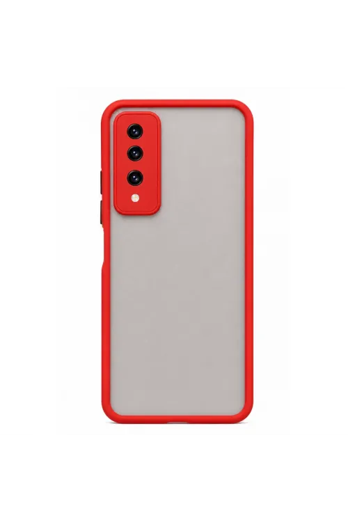 Huawei Y9 Prime 2019 Kılıf Montreal Silikon Kapak - Kırmızı