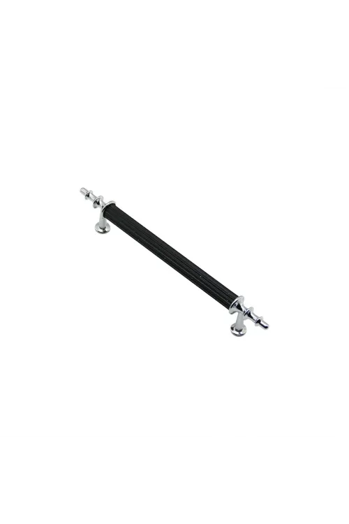 12.8 Cm Siyah Ve Krom Boru Kulp IEGAH7H