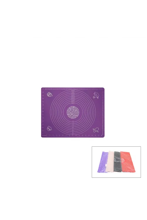 İbico İ22-370 ( Dikdörtgen ) ( 40x50gr ) ( Renkli Silikon ) Hamur Matı ( Ölçek Çizimli ) ( 150gr )*100