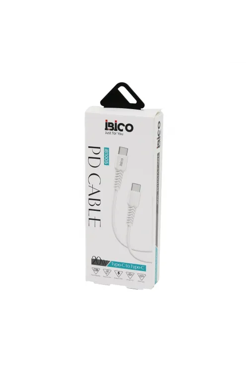 İbico İb-1005 ( Type-c To=( Type-c ) ( Kablo ) ( Hızlı ) Telefon Şarj & Data Kablosu=1mt ( 20w ) ( 3.4a )*10x1
