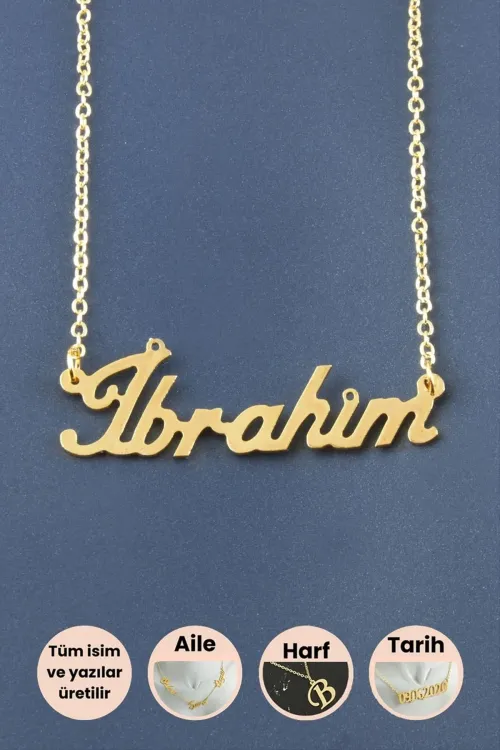 İbrahim İsimli Kolye