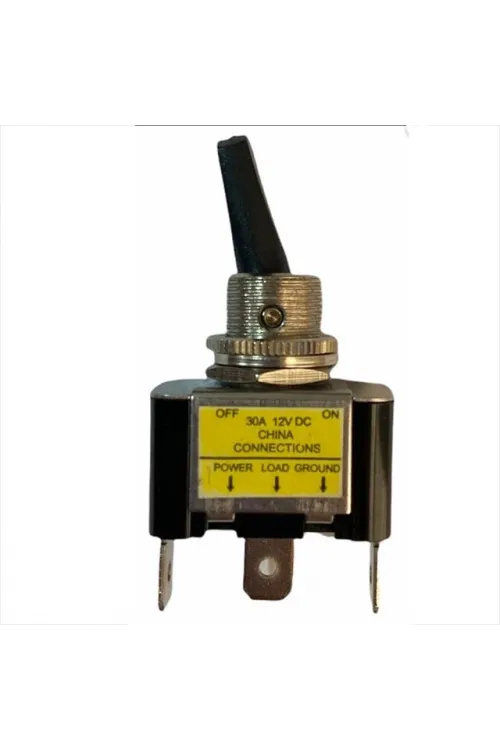 IC-151B Işıklı 12 Volt Dc 30 Amper On-Off Toggle Switch (Seri 1)