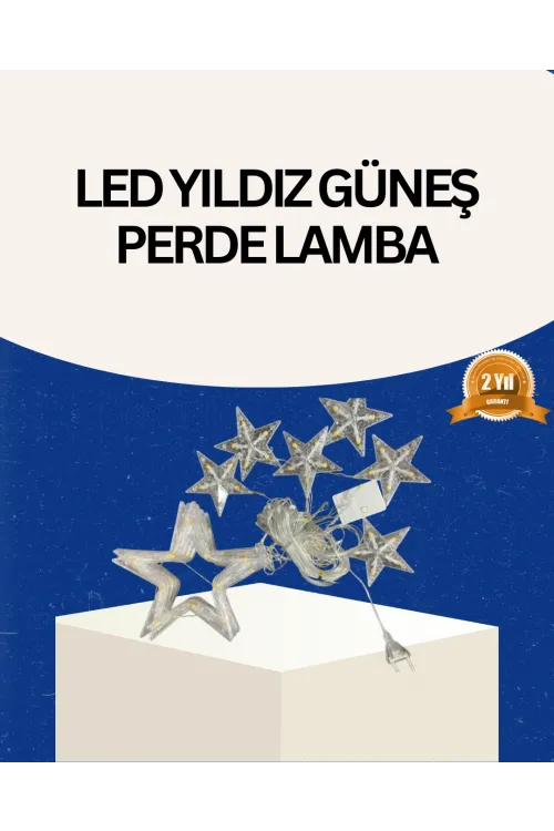 İç Mekan Uyumlu Yıldız Peri Led Perde 3x3 Metre