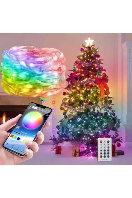 10 MT Uzaktan Kumandalı USB LED Işık – Çok Modlu Dekoratif Ortam Aydınlatmas