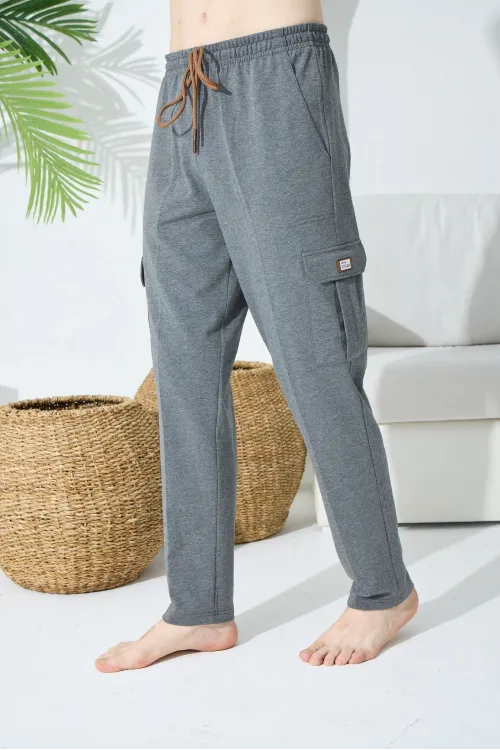 ieg™  1030 Erkek Yan Cepli Tek Pantolon Eşofman Altı