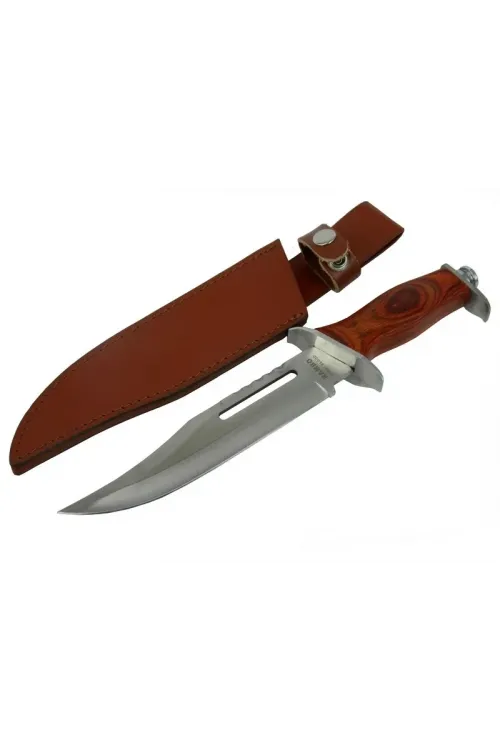 ieg™ 111 Rambo Bıçağı 32 cm - Ahşap Metal Saplı, Perçinli