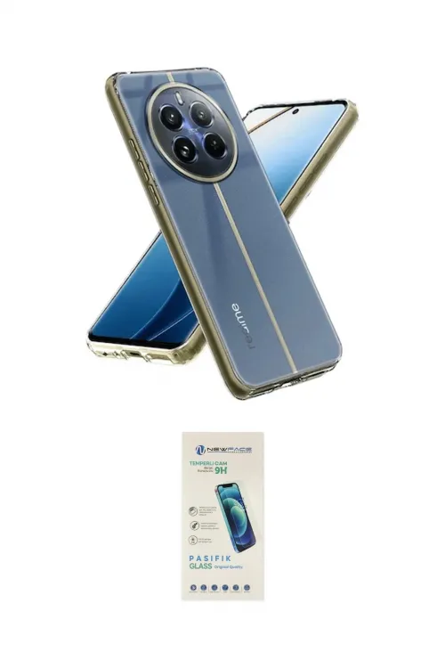 ieg™ 12 5G Kılıf Zirve Doku - Şeffaf Pasifik Cam Ekran Koruyucu