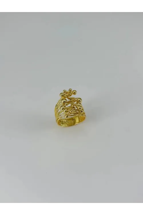 IEG - 14 K Gold Kaplama Yüzük