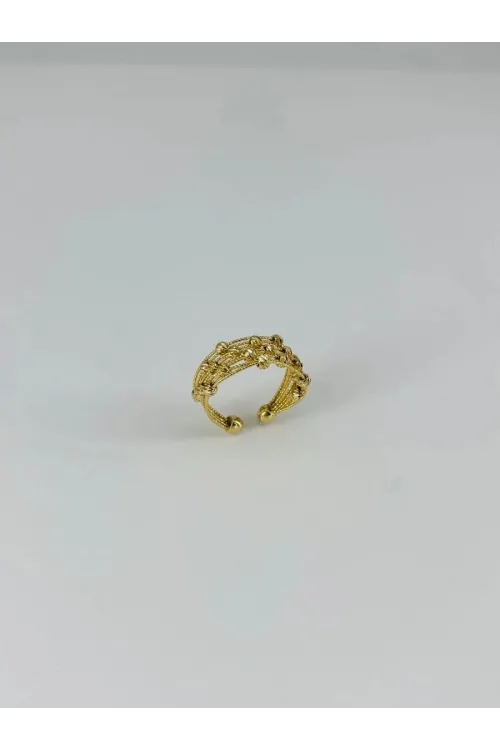 IEG - 14 K Gold Kaplama Yüzük