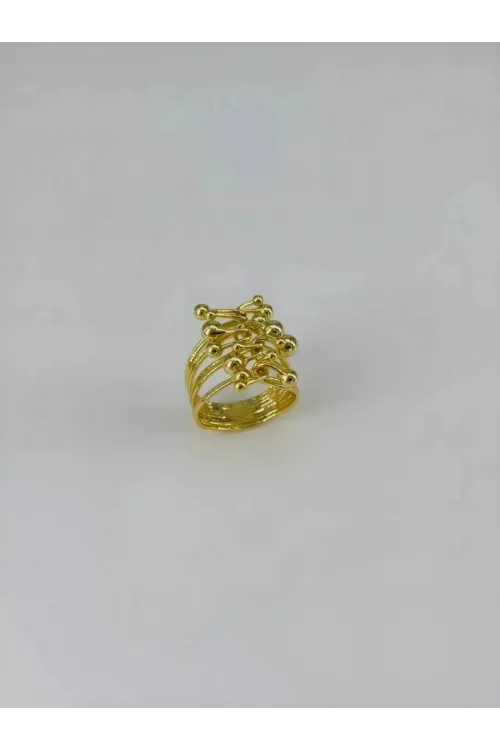 IEG - 14 K Gold Kaplama Yüzük