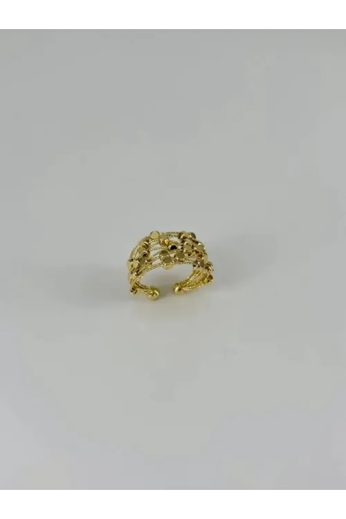 IEG - 14 K Gold Kaplamalı Yüzük