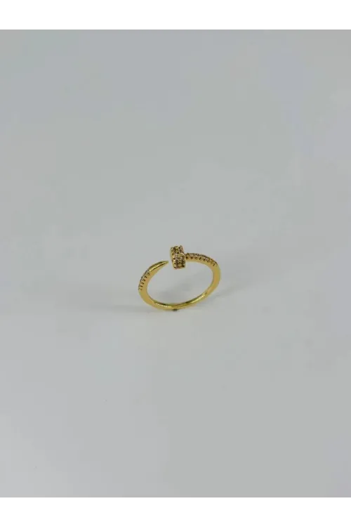 IEG - 14 K Gold Zirkon Taşlı Yüzük