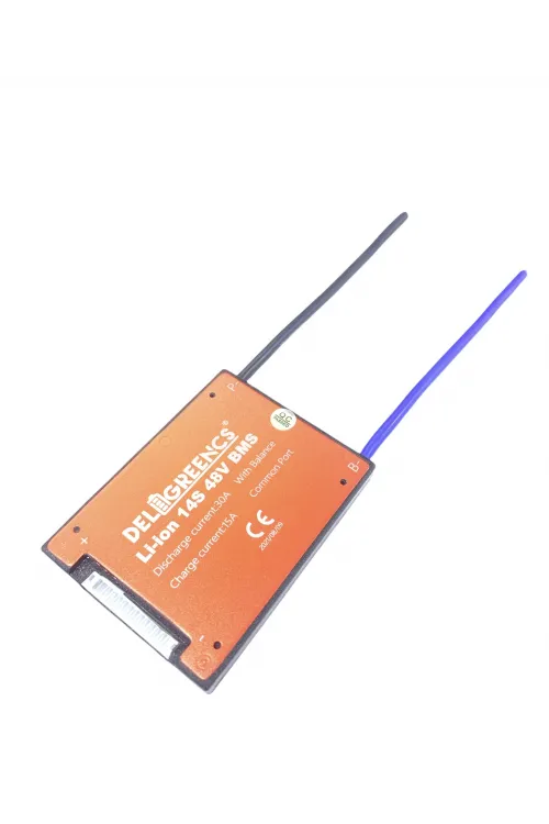 Deligreencs - 14S 30A LI-ION BMS KARTI SENSÖRLÜ ORTAK PORT