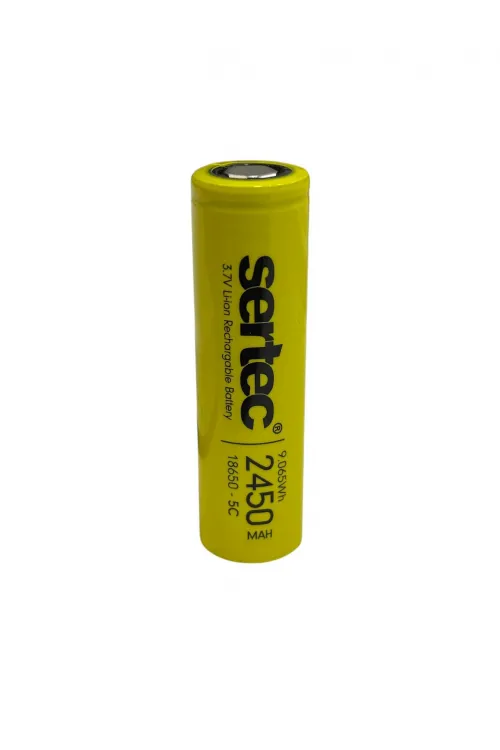 18650 3.7V 2450 Mah 5C Li-Ion Şarjlı Pil