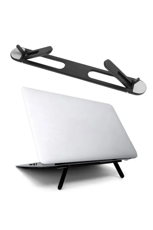 ieg™  2 Kademeli Katlanabilir Laptop Standı – Kendiliğinden Güçlü Yapışkanlı, Ergonomik Tablet Yükseltici