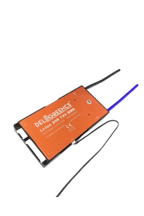 Deligreencs - 20S 50A LI-ION BMS KARTI SENSÖRLÜ ORTAK PORT