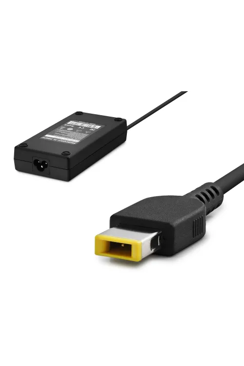 20V 8.5A 170W Laptop Adaptörü - Usb Tip Sarı Kare Uç - Ibm Uyumlu - Siyah GXHH2
