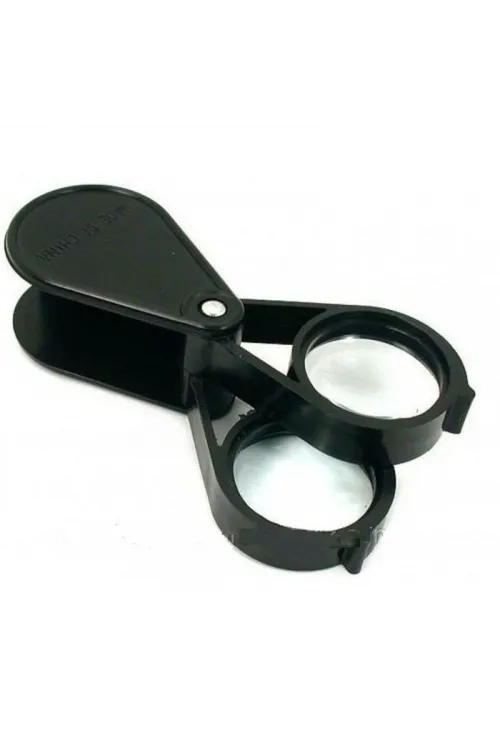 20X30 2K-30Mm Çıft Optik Lens Katlanan Cep Büyüteç