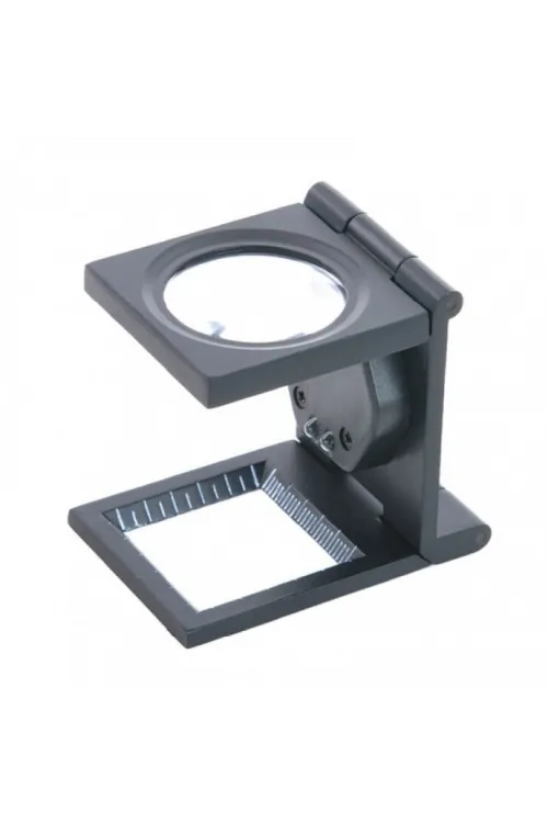 25x25 Mm Full Çelik Kaplı Katlamalı Büyüteç TH-9005B