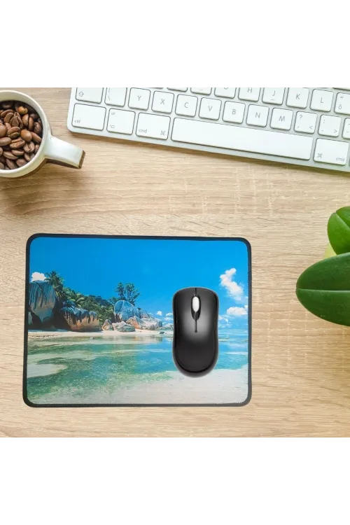 ieg™   25x32 cm Küçük Boy Mouse Pad Manzara Ada