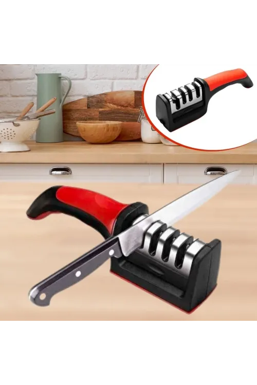 ieg™   4 Aşamaları Kaymaz Taban Hızlı Bıçak Makas Bileme Aracı