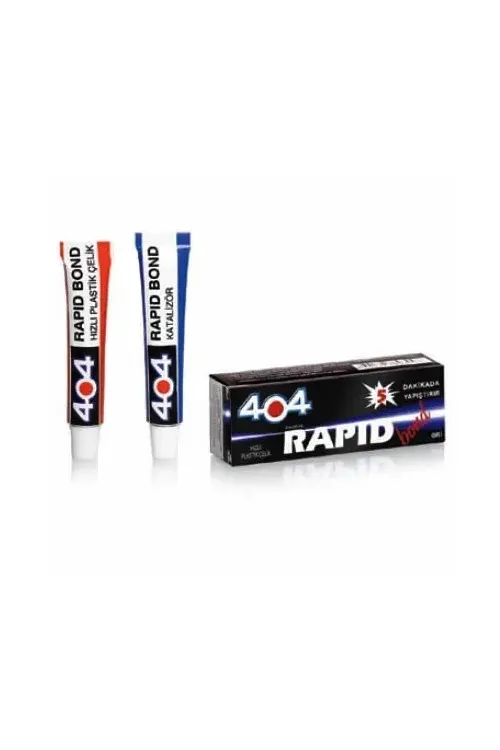ieg™ 404 Plastik Çelik Rapid Bond Hızlı Yapıştırıcı 16gr - Şeffaf