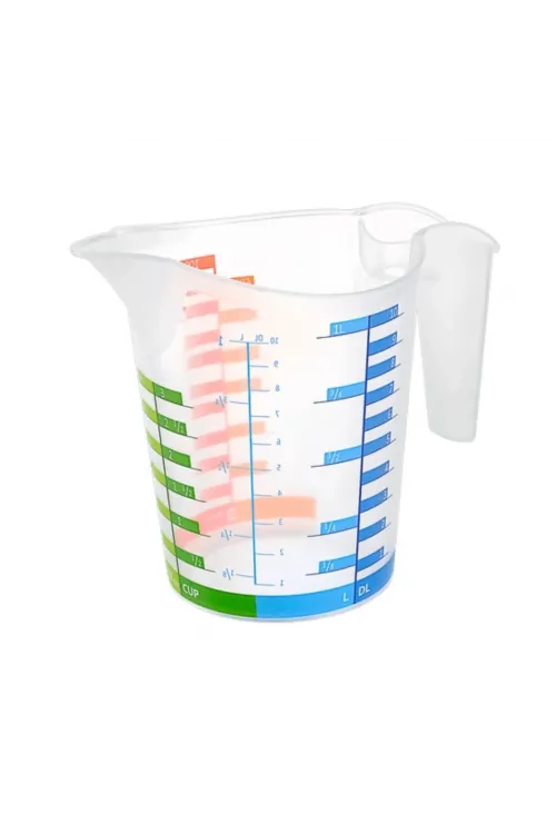 ieg™  500 ml Renkli Dereceli Sert Plastik Mutfak Ölçü Kabı
