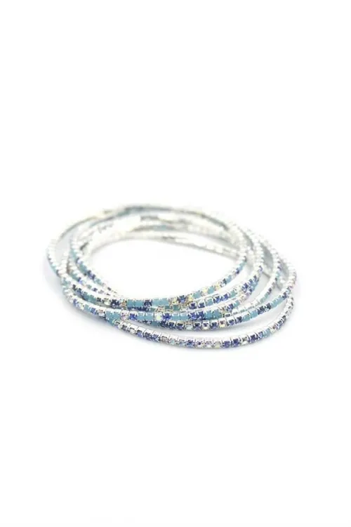 IEG - 6lı Lastikli Bileklik - Mavi