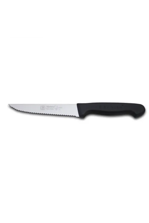 61005LZ - Lazerli Tırtıklı Sebze, Steak ve Biftek Bıçağı 12,5 cm