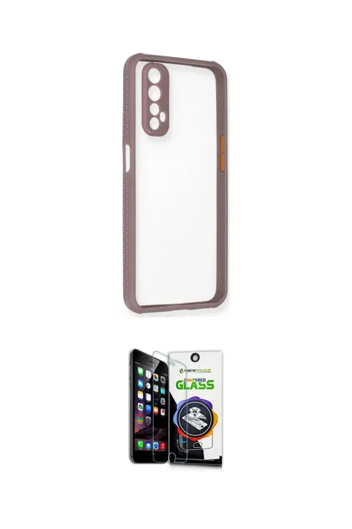 ieg™ 7 Kılıf Nova Asil Özel Seri - Şeffaf Temperli Cam Ekran Koruyucu