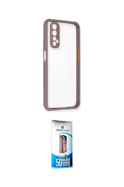 ieg™ 7 Kılıf Nova Asil Özel Seri - Siyah 5D Eko Cam Ekran Koruyucu