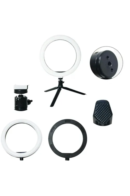 8inç 20cm Youtube Instagram Tiktok Selfie  Stüdyo Video Fotoğraf Ring Light  Tripod Led Halk