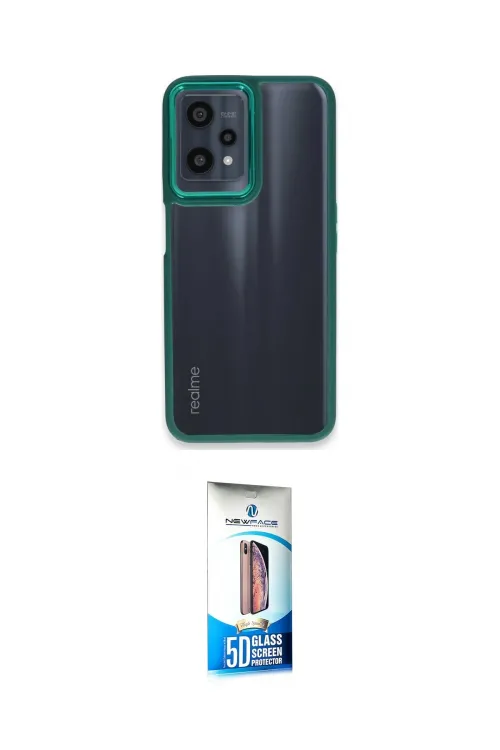 ieg™ 9 Pro 5G Kılıf Eksen Doku Prime - Siyah 5D Eko Cam Ekran Koruyucu
