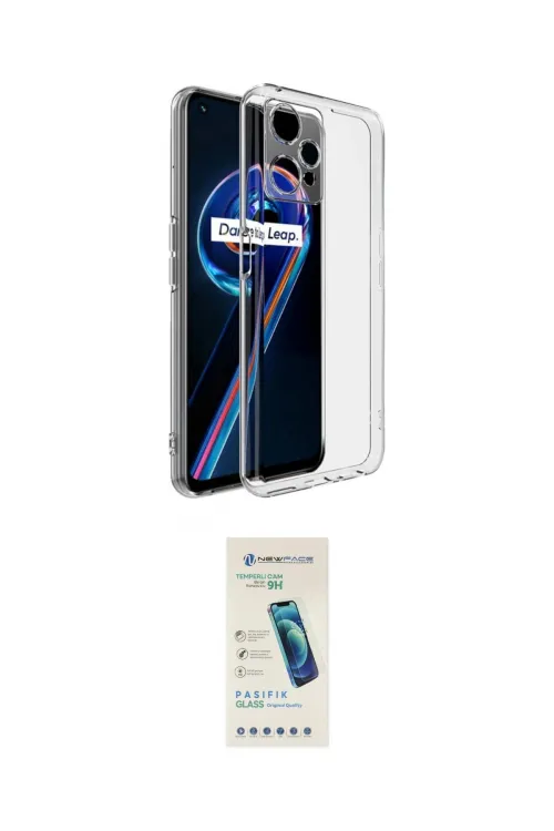 ieg™ 9 Pro 5G Kılıf Zirve Doku - Şeffaf Pasifik Cam Ekran Koruyucu